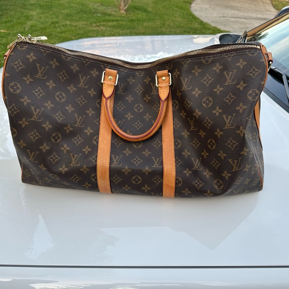 Louis Vuitton Brown Travel Bag
